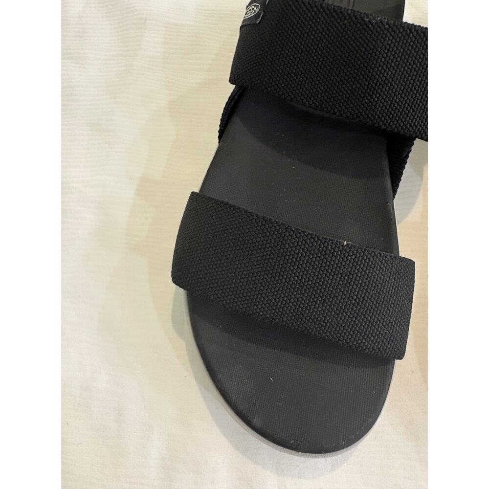 Keen Elle Backstrap Sandals Womens Size 10 Black Stretch Gore Platform 1022620 - Picture 3 of 15